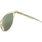 Garrett Leight Hampton Sunglasses in Champagne/Pure Green