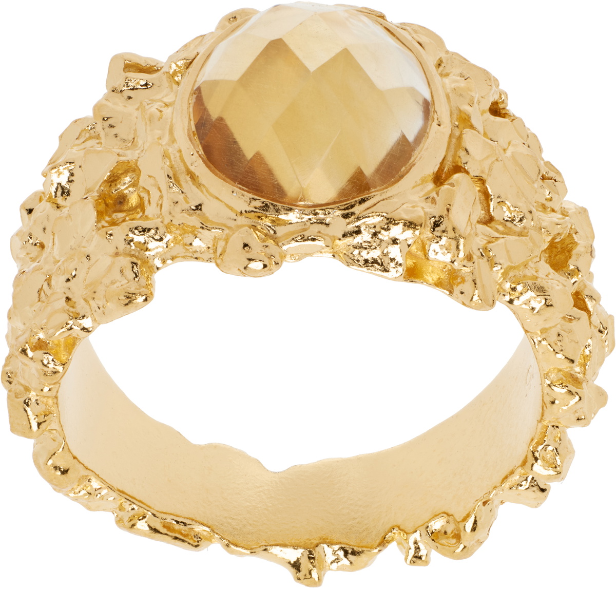 アクセサリー Veneda Carter vc012 ring gold SSENSE Exclusive Gold VC012 Ring by Veneda Carter on Sale