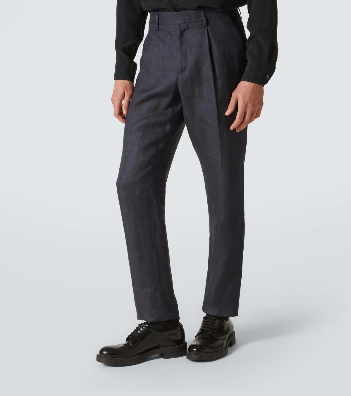 Lardini Linen straight pants