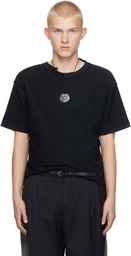 HODAKOVA Black Asymmetric Split T-shirt