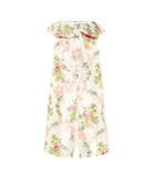 Brock Collection - Peplum floral silk-blend skirt