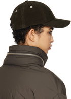 AMI Paris Brown Tonal Ami de Coeur Embroidery Cap