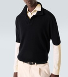Allude Wool and cashmere polo sweater