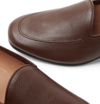 THE ROW - Full-Grain Leather Loafers - Brown