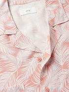 Onia - Vacation Camp-Collar Printed Voile Shirt - Pink