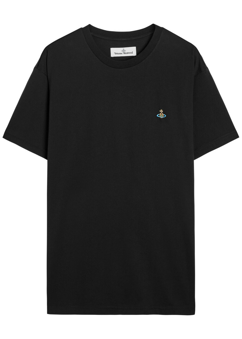 VIVIENNE WESTWOOD - Logo Print Cotton Jersey T-shirt
