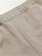 A Kind Of Guise - Banasa Straight-Leg Cotton and Linen-Blend Trousers - Gray
