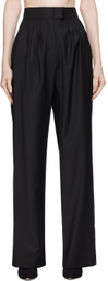 BEVZA Black Square Trousers
