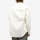 Men's AAPE Now Cord Loose Fit Shirt in Ivory