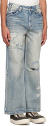 mastermind JAPAN Blue C2H4 Edition Totem Laser Jeans