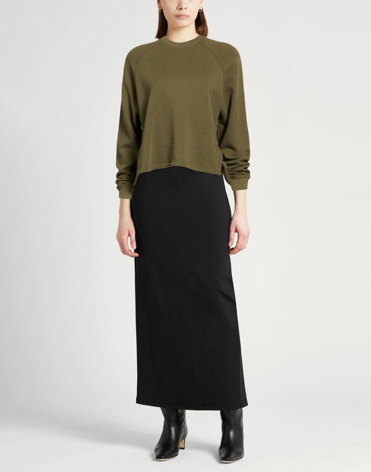 Crossley Womens Sweatshirt Military in Green