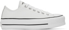 Converse White Chuck Taylor All Star Lift OX Sneakers