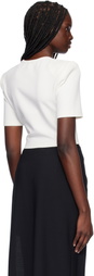 Nensi Dojaka Off-White Beatrice Bustier T-shirt