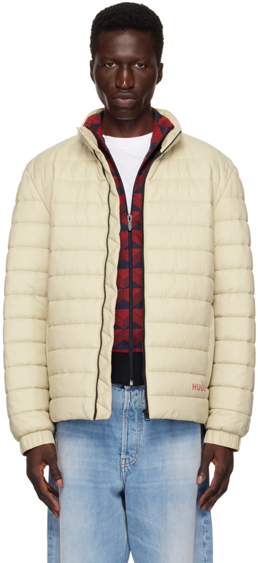 Photo: Hugo Beige Insulated Puffer Jacket