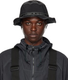 and wander Black JQ Tape Bucket Hat