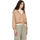 Fear of God ESSENTIALS Tan Full Zip Hoodie