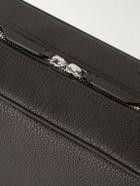 Métier - Full-Grain Leather Wash Bag - Brown