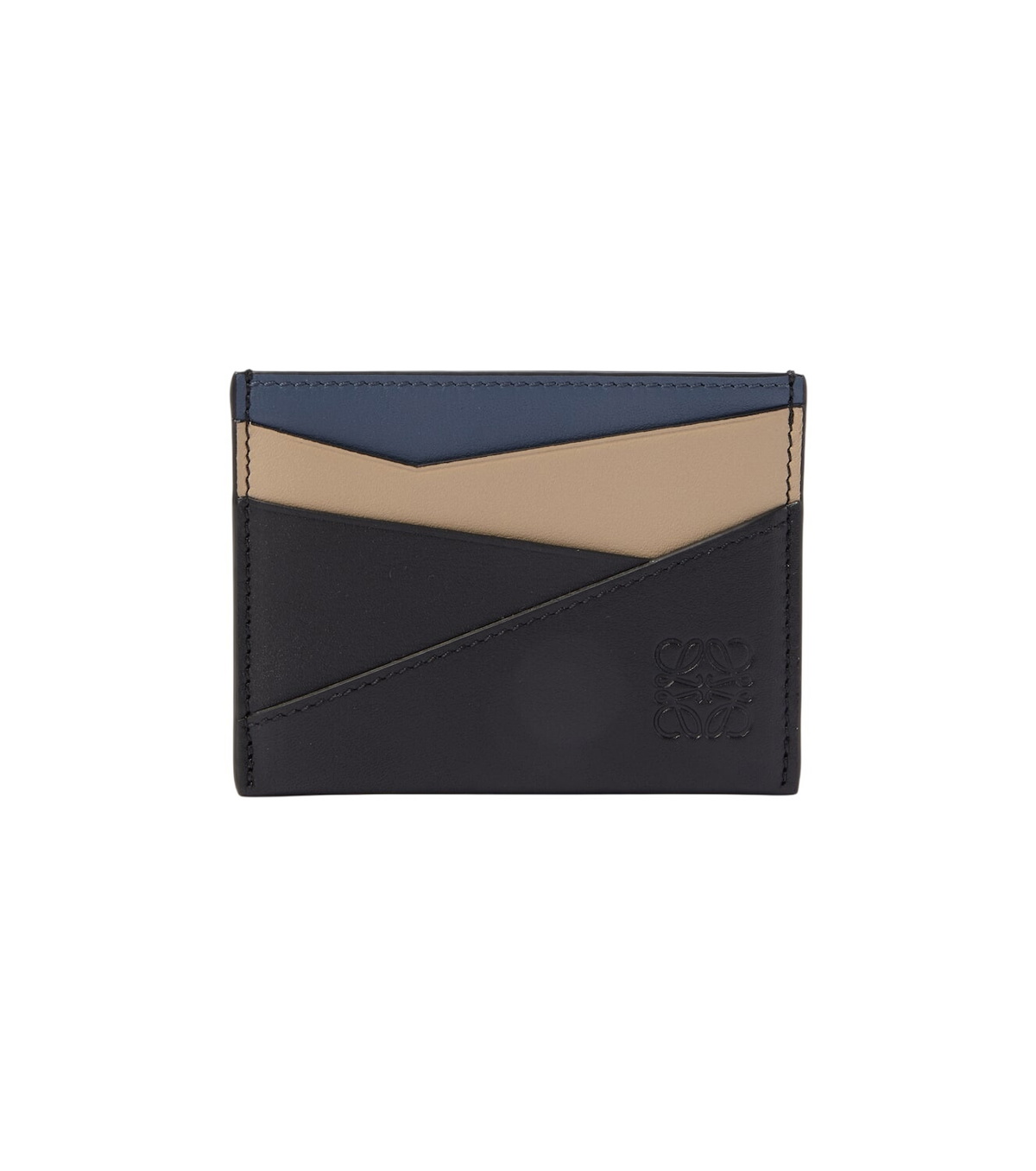 Loewe - Puzzle Logo-Embossed Leather Bifold Cardholder
