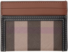 Burberry Brown Check & Two-Tone Card Holder