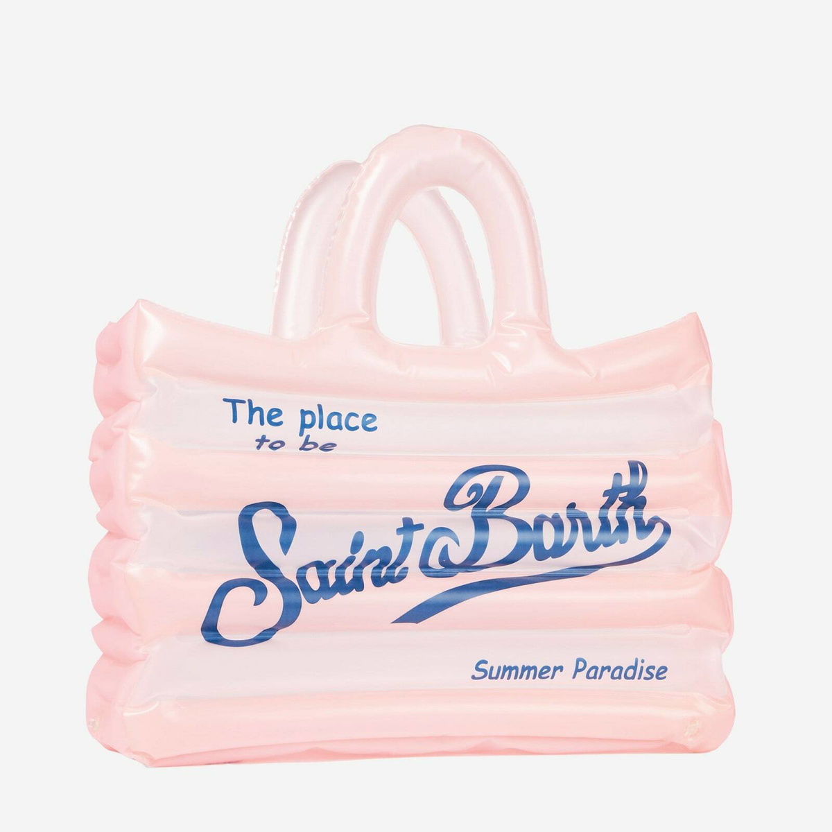 MC2 Saint Barth Vanity White And Pink Inflatable Shoulder Bag