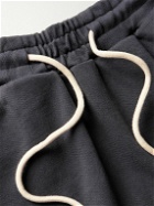 RRR123 - C.V.A. NYC Straight-Leg Logo-Print Cotton-Jersey Drawstring Shorts - Black