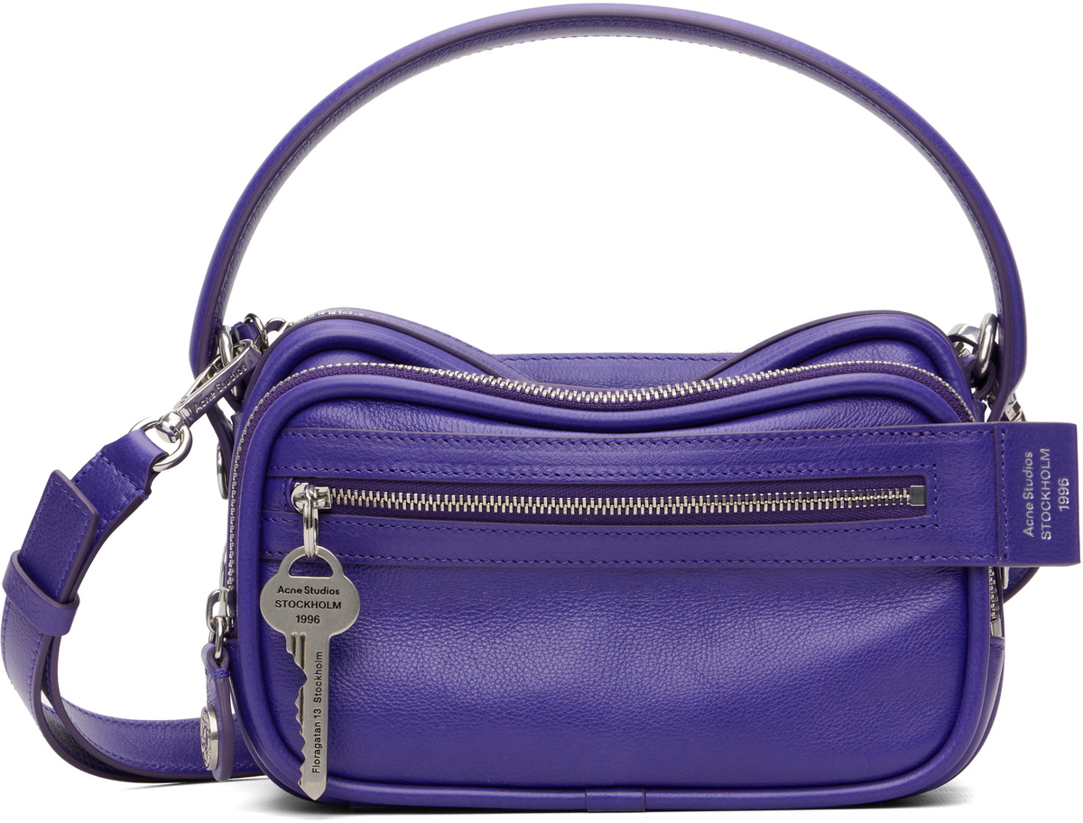 Acne Studios Purple Camero Kit Crossbody Bag