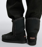 Mou 24 shearling-lined suede mid-calf boots