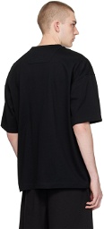 Juun.J Black Embroidered T-Shirt