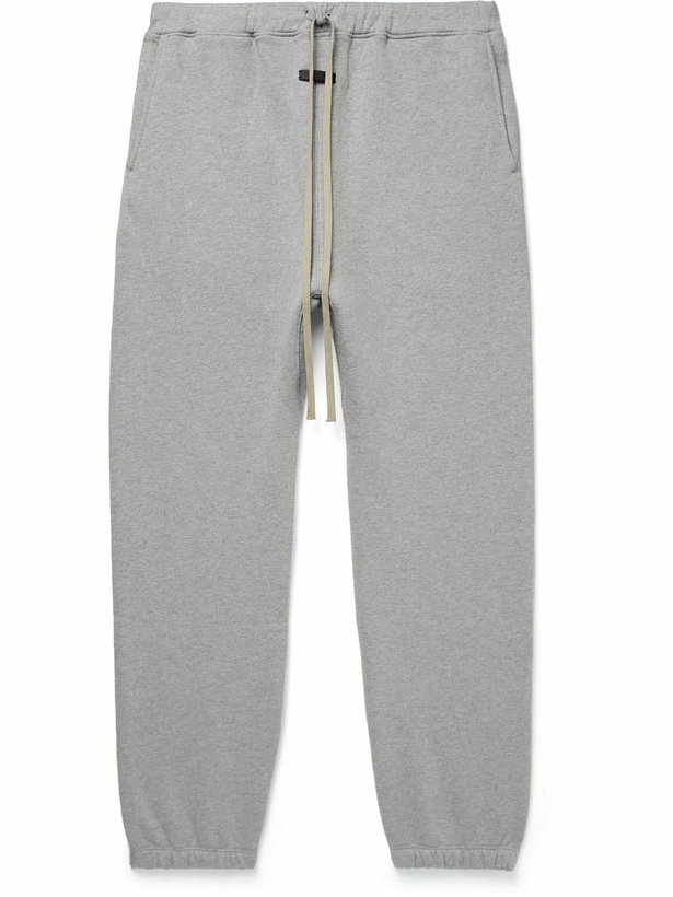 Photo: Fear of God - Eternal Tapered Cotton-Jersey Sweatpants - Gray