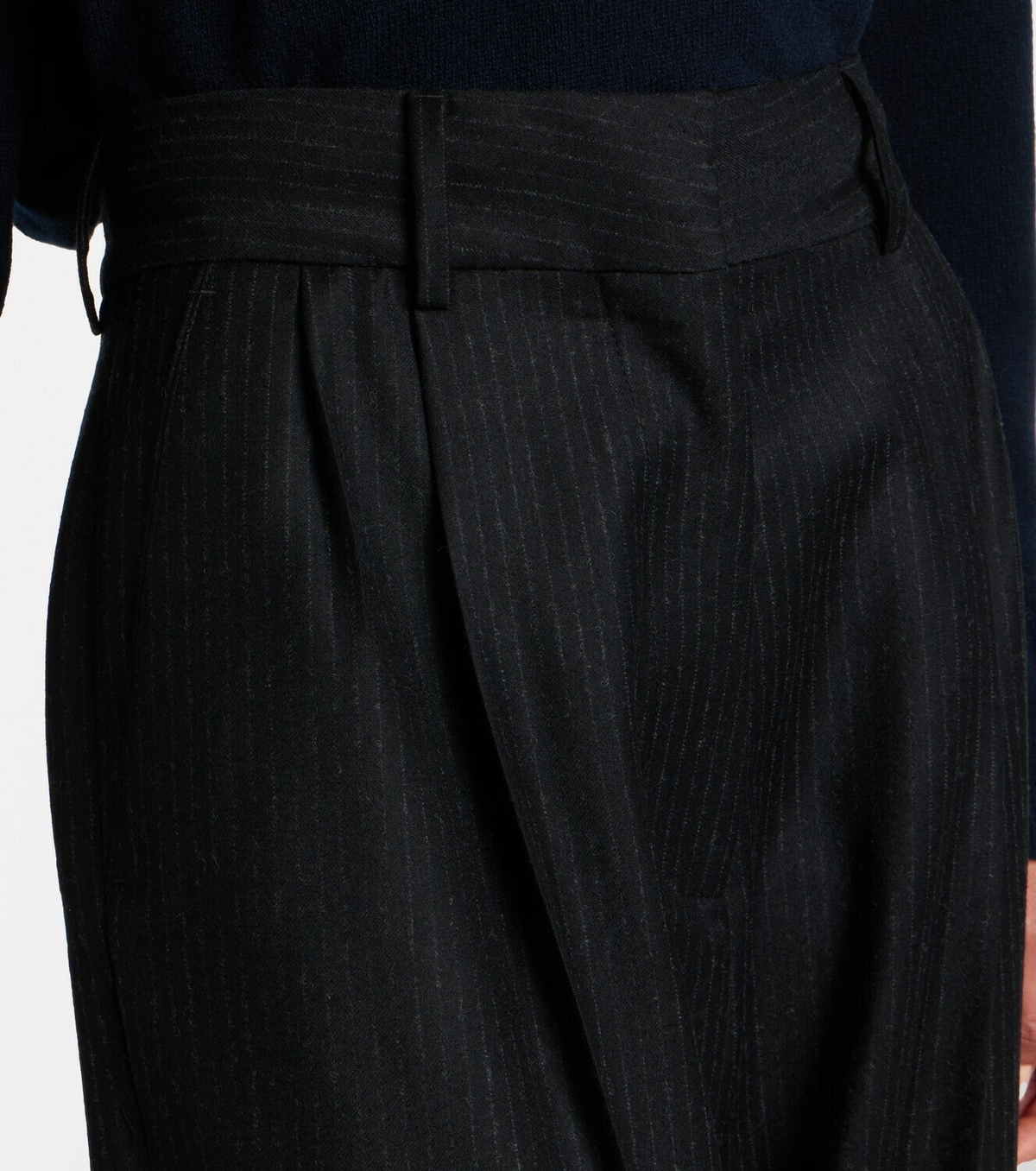 Blazé Milano Fox wool straight pants