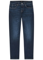 7 For All Mankind Slimmy Tapered-leg Jeans Dark Blue