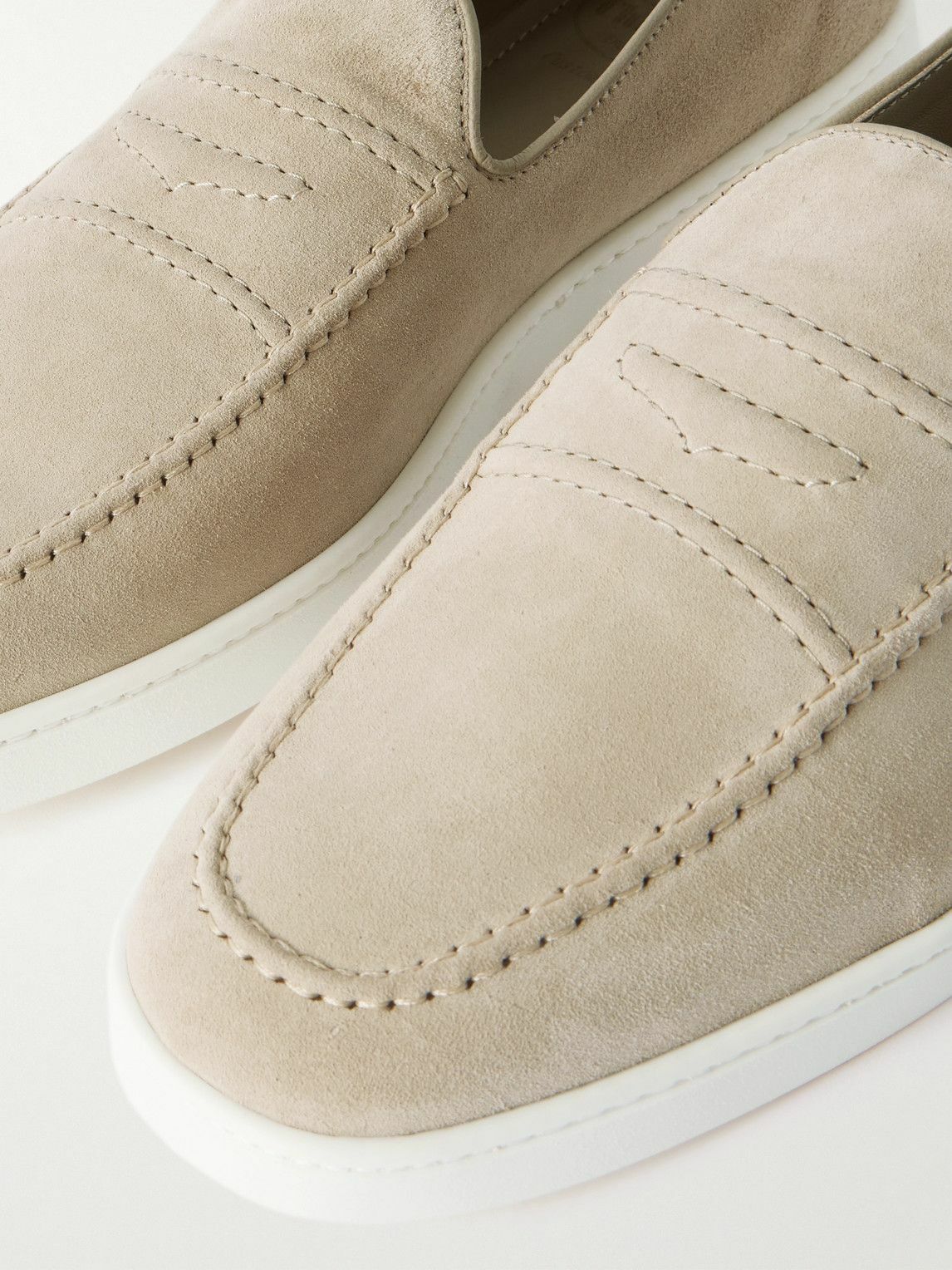 Church's - Peebles Suede Loafers - Neutrals