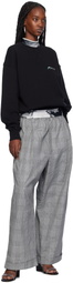Meryll Rogge Black Oversized Sweatshirt