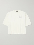 Willy Chavarria - Taco Shop Buffalo Printed Cotton-Jersey T-Shirt - White