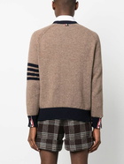 THOM BROWNE - 4-bar Wool Crewneck Jumper