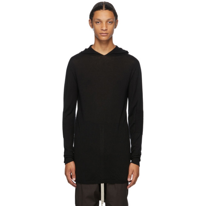 Photo: Rick Owens Black Performa Cashmere Hoodie