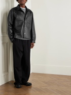 Stòffa - Wave Leather Jacket - Black