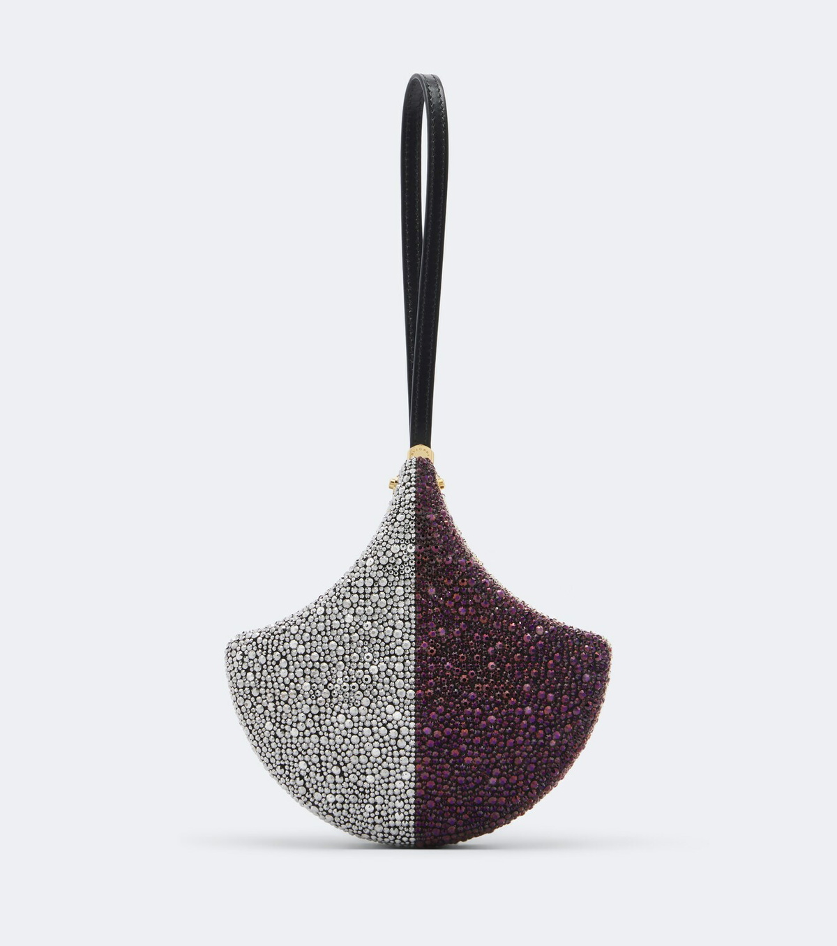 Bvlgari Ginkgo crystal-embellished clutch