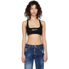 Dsquared2 Black Bella Fit Sports Bra