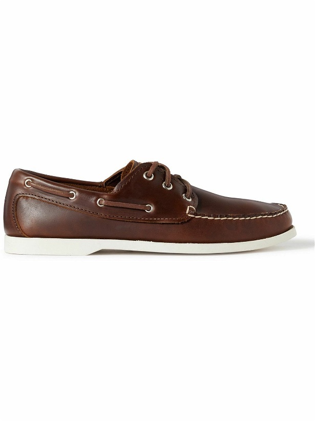 Photo: Quoddy - Leather Boat Shoes - Brown