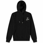 Maison Kitsuné Cafe Kitsuné Popover Hoodie in Black