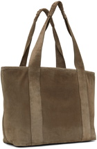 Meta Campania Collective Sagl Taupe Suede Shiro Tote