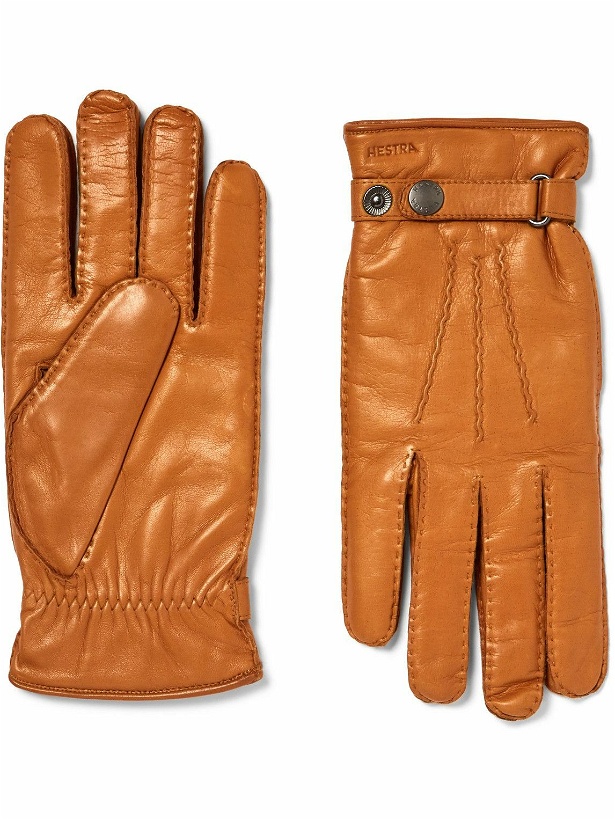 Photo: Hestra - Jake Wool-Lined Leather Gloves - Brown