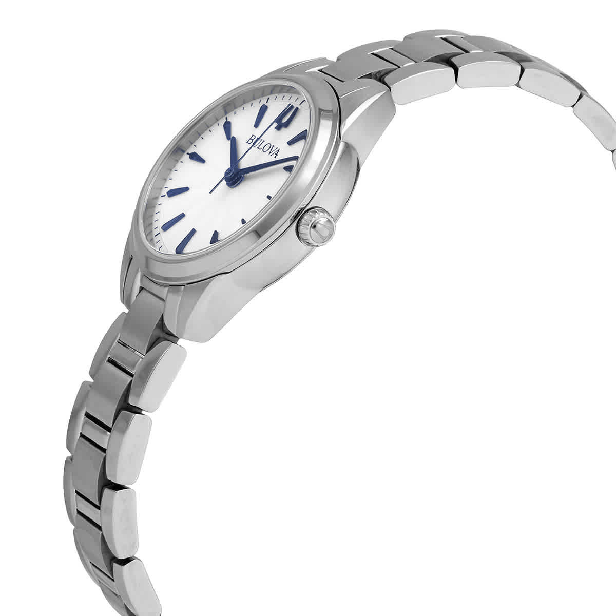 Bulova Ladies Sutton Stainless Steel White Dial Quartz Watch 96L285 Bulova Sutton Women main image 3
