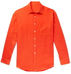 Anderson & Sheppard - Linen Shirt - Orange