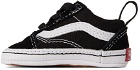 Vans Baby Black & White Old Skool Crib Sneakers