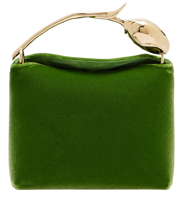 Photo: Erdem Bloom Mini velvet top-handle bag