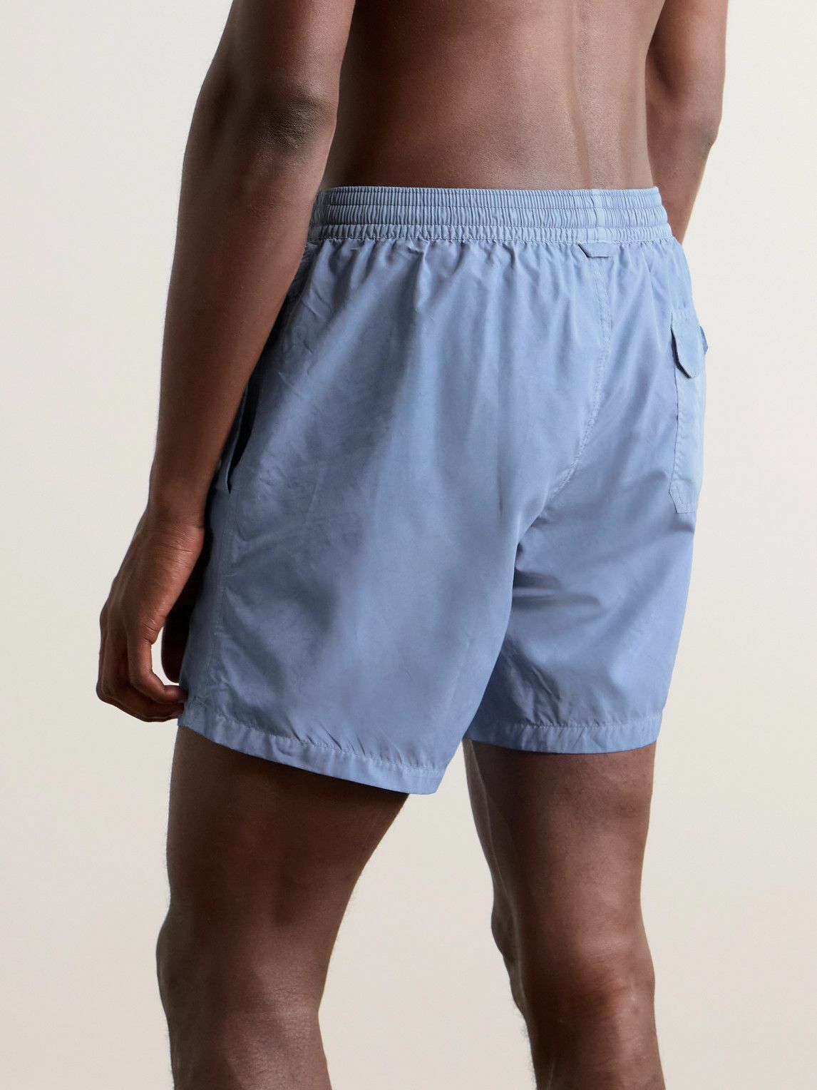 Altea - Straight-Leg Mid-Length Swim Shorts - Blue