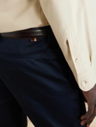 Paul Smith - Straight-Leg Cotton-Blend Twill Trousers - Blue