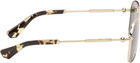 Burberry Gold Metal Sunglasses